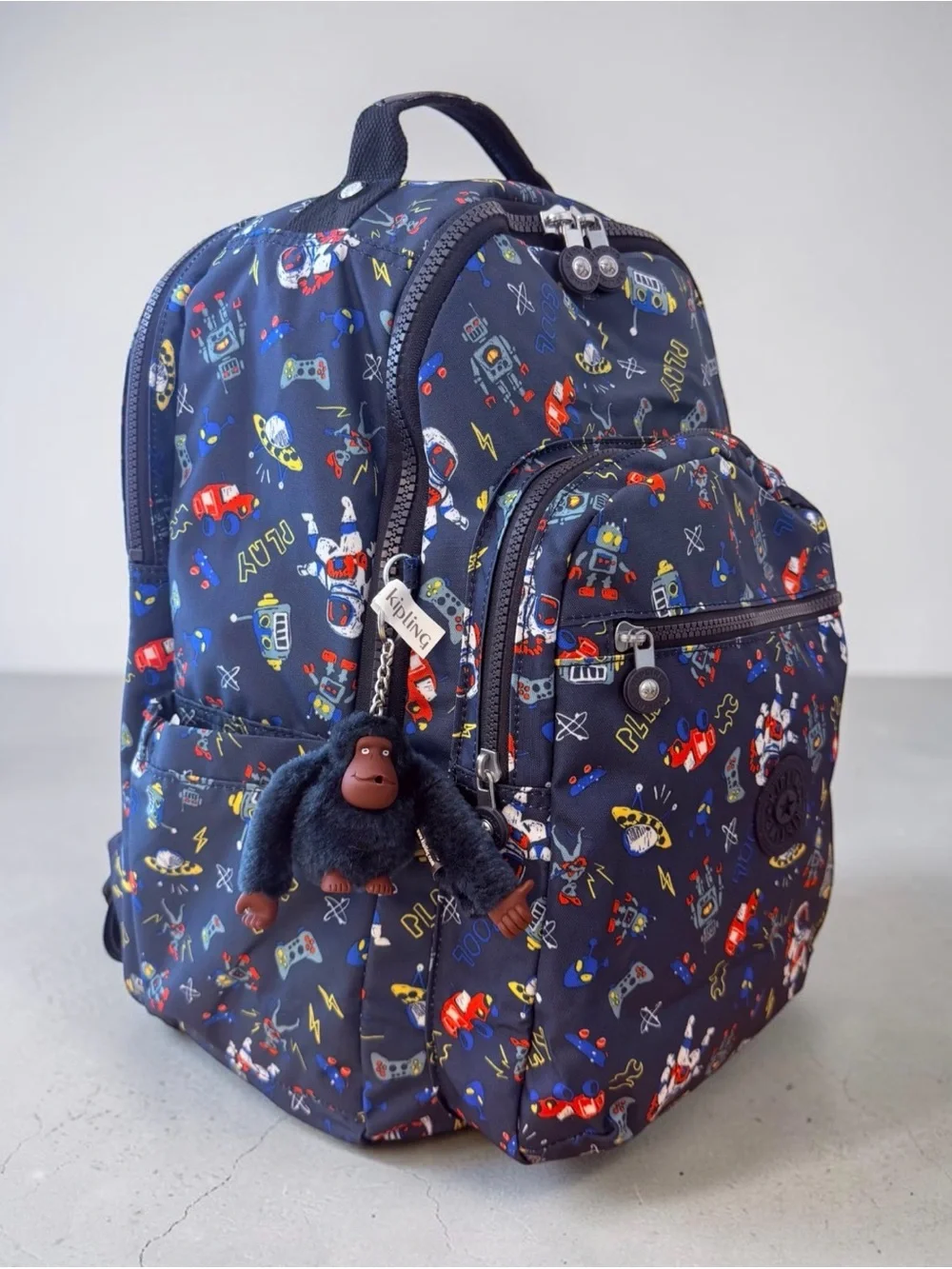 Kipling Seoul Extra Large 17” Laptop Backpack Space Fantasy Blue